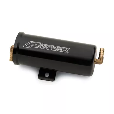 Proform Radiator Overflow Can Billet Black Finish 69527