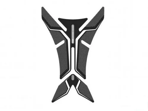Puig Carbon-Look Black/Gray Tank Pad (6291U)