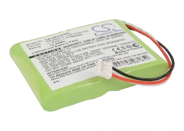 Q-Sonic Multimedia X-Dream-Player PE-2058 Media Player Replacement Battery