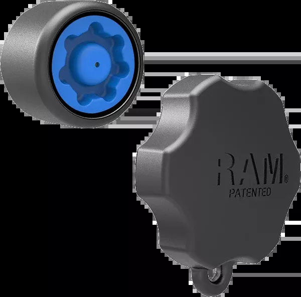 RAM Mounts Pin-Lock Security Knob – 1″