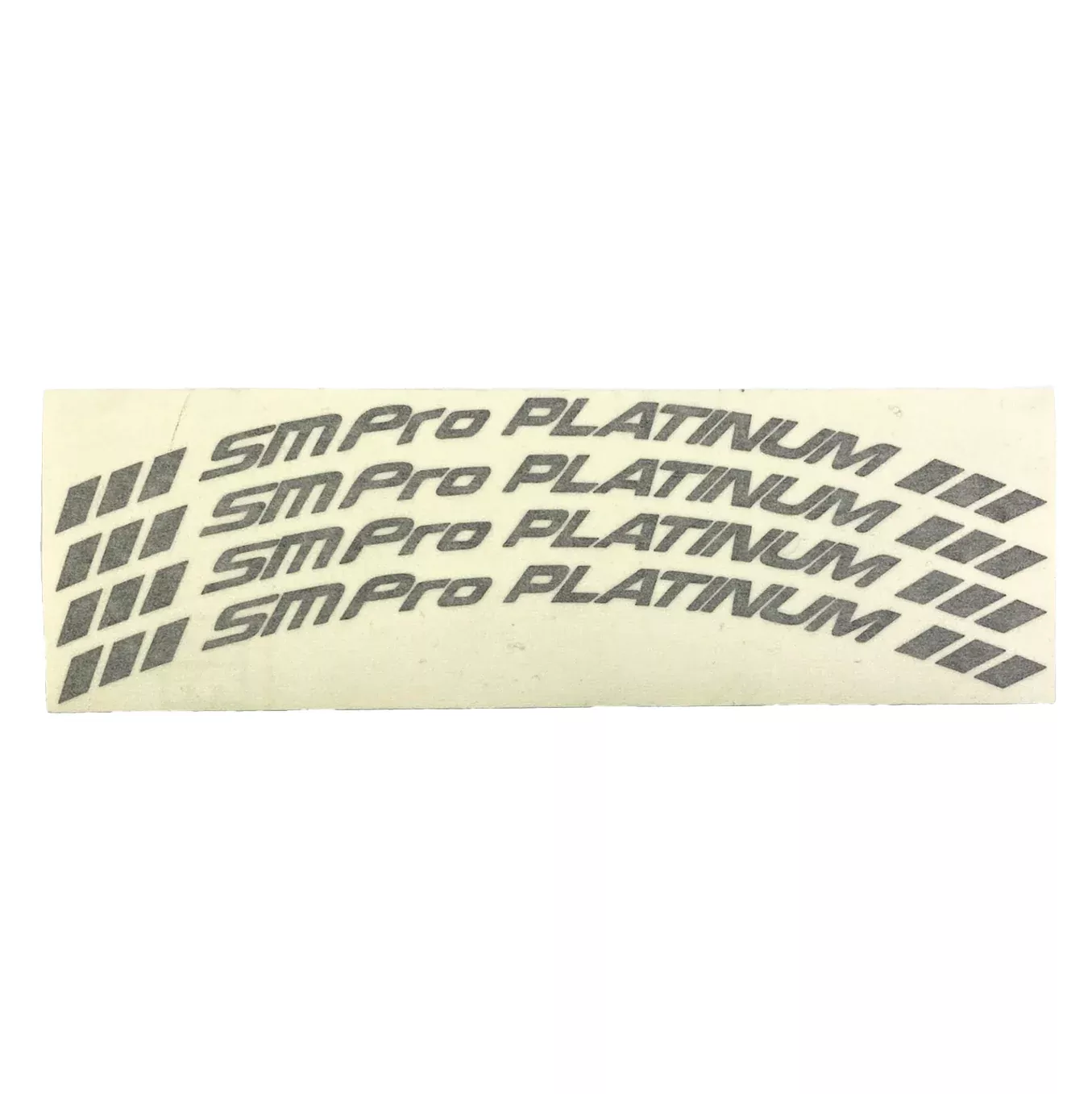 REPLACEMENT SM PRO PLATINUM STICKER SET, BLACK