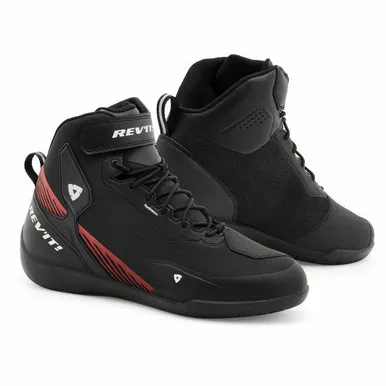 REV'IT! G-Force 2 H2O Black Neon Red Shoes