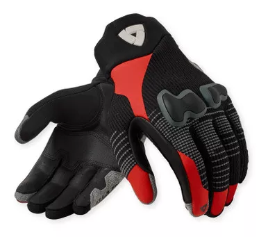 REV'IT! Kinetic 2 Black Red Gloves