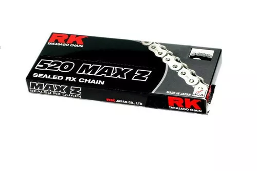 RK 525 Max-Z Chain Black/Chrome 150 Links (525MAXZ-150-BC)