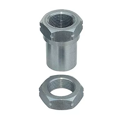 Rock Jock CE-9114BL THREADED BUNG W/JAM NUT 1 1/4 INCH-12 LEFT HAND THREAD SET