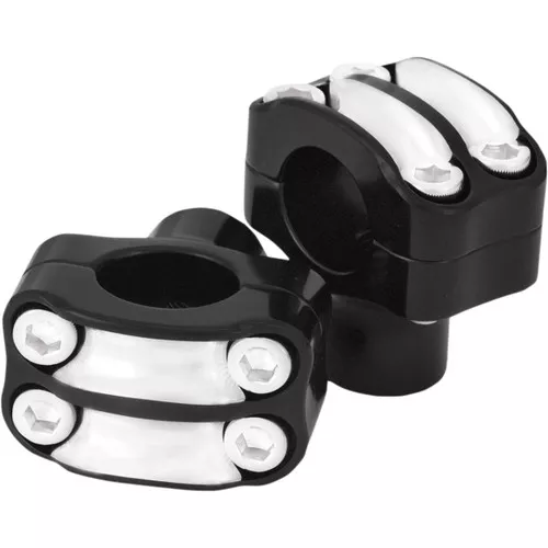 RSD Nostalgia 4-Bolt Contrast Cut 1" Handlebar 1" Risers (0208-2050-BM)