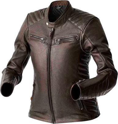 RST Roadster Air D3O Ladies Brown Leather Jacket