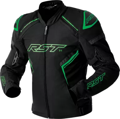 RST S1 D3O Black Grey Flo-Green Jacket