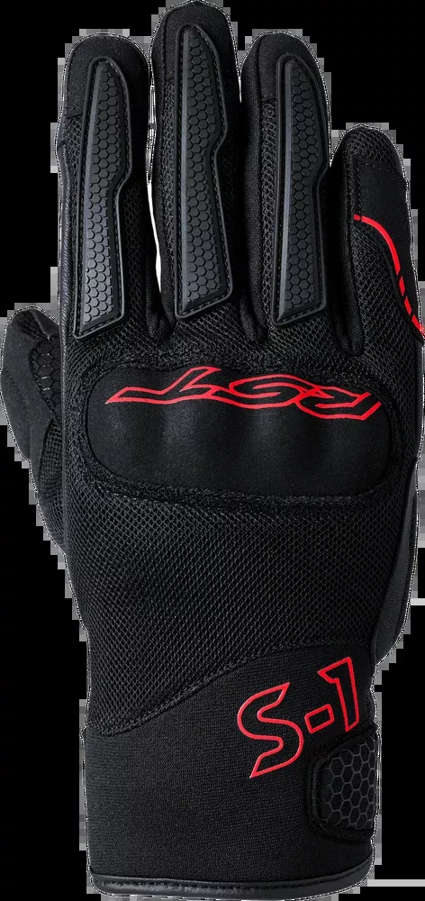 Rst S1 Mesh CE Glove Black RED 2XL - 103182RED-12