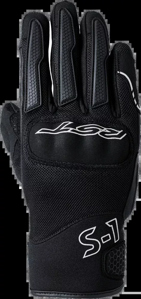 Rst S1 Mesh CE Glove Black White MD - 103182WHI-09