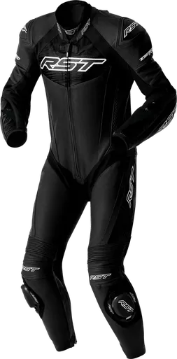 RST Tractech Evo D3O Black White Leather Suit