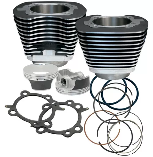 S&S 97" Big Bore Black Cylinder & Piston Kit (910-0205)
