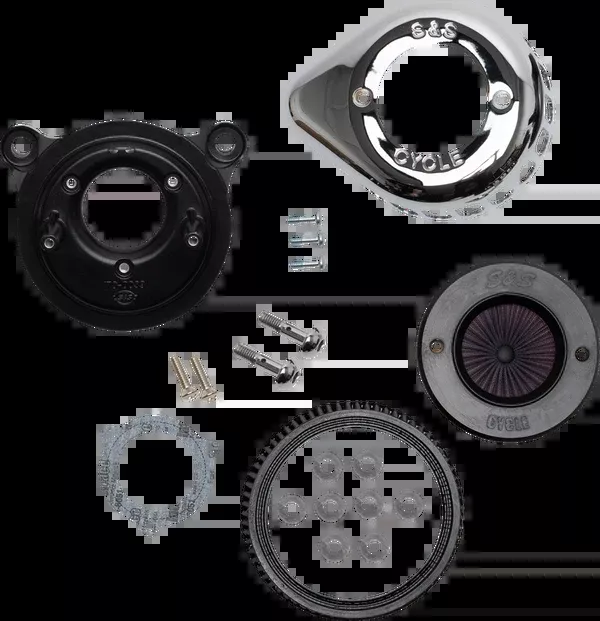 S&S Cycle Air Stinger Stealth Air Cleaner Kit