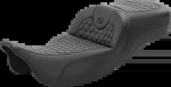 Saddlemen RoadSofa™ Seat – Honeycomb – Extended Reach – FL ’08-’24