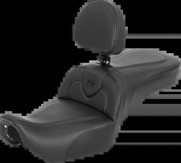Saddlemen RoadSofa™ Seat – With Backrest – Black – RH975 ’22-’25