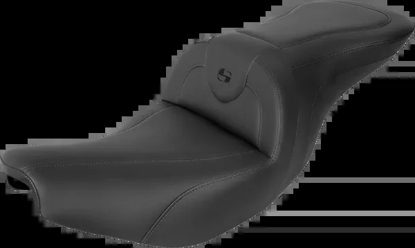 Saddlemen RoadSofa™ Seat – Without Backrest – Black/Black Stitching – Indian ’14-’24