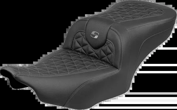 Saddlemen Roadsofa™ Seat – Without Backrest – Gray Stitch – FLH/FLT ’23-’25