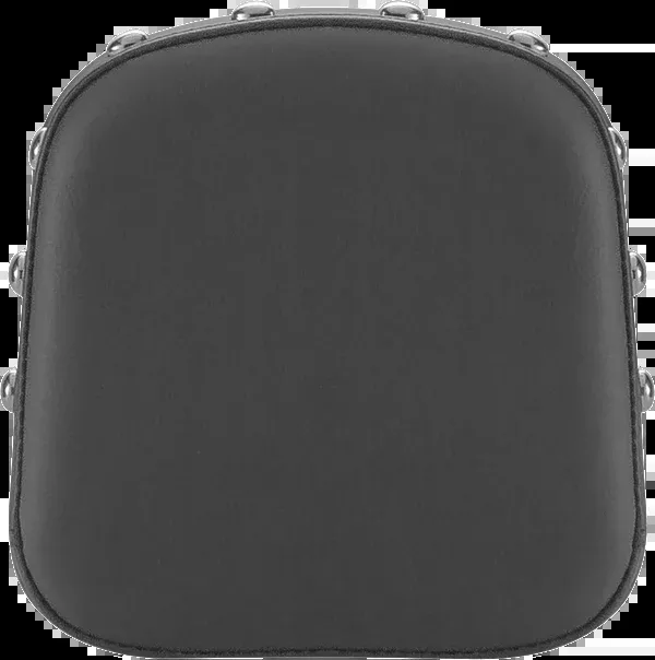 Saddlemen Sissy Bar Pad - Smooth - Black - Studded - FL/FX '97-'23