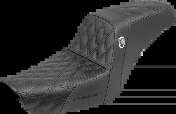 Saddlemen Step-Up Seat – Gripper – Black – Dyna ’96-’03