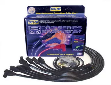 SBC 8MM Pro Race Wires- Black 76029