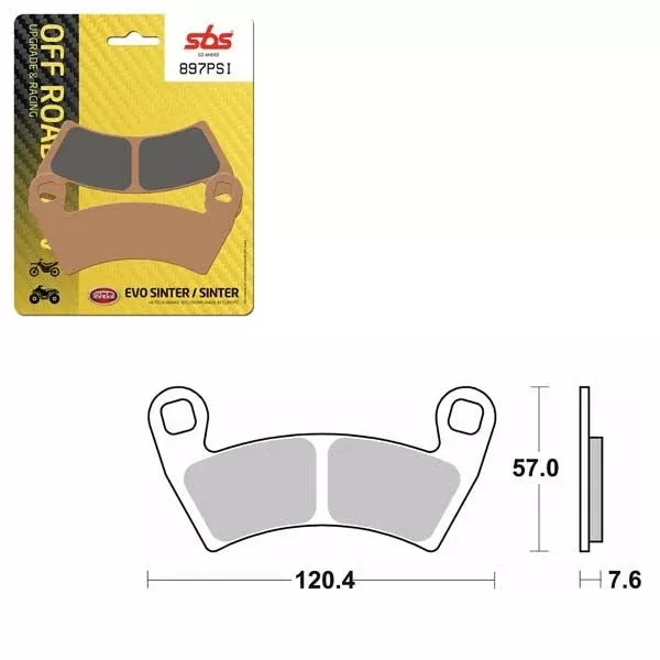 SBS EVO Sinter Brake Pad (6450897100)