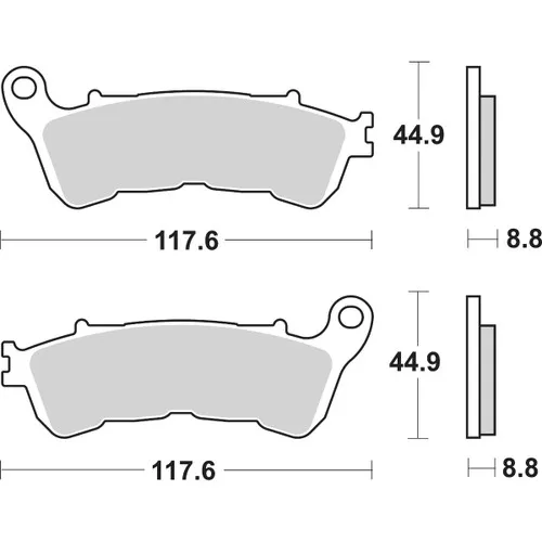 SBS HS - Sintered Brake Pads (828HS)