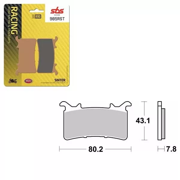 SBS Road Racing & Trackdays Sinter Brake Pad (6470985100)