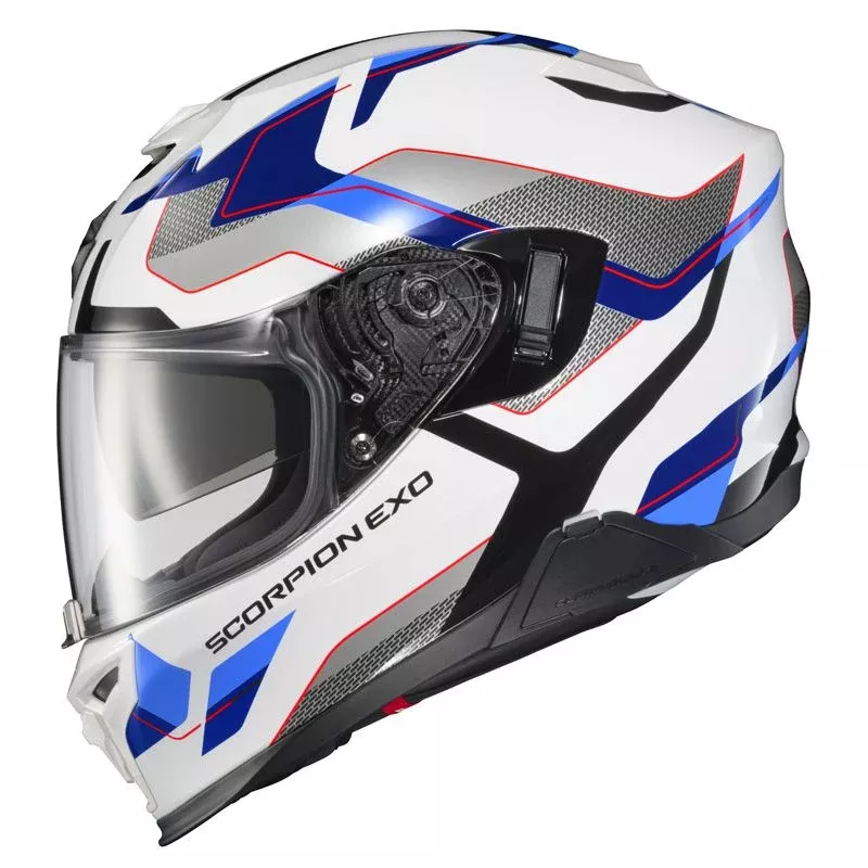 Scorpion EXO-T520 Helmet Zuse White/Blue (L)