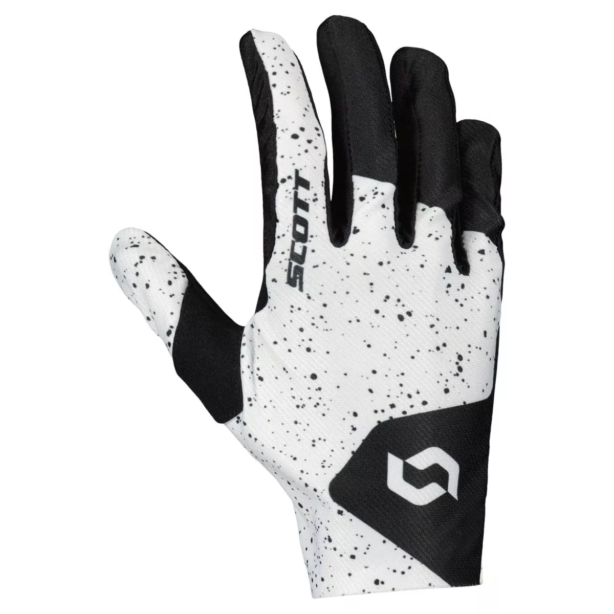Scott Glove Compete Caviar Black/Bright White/SPL L