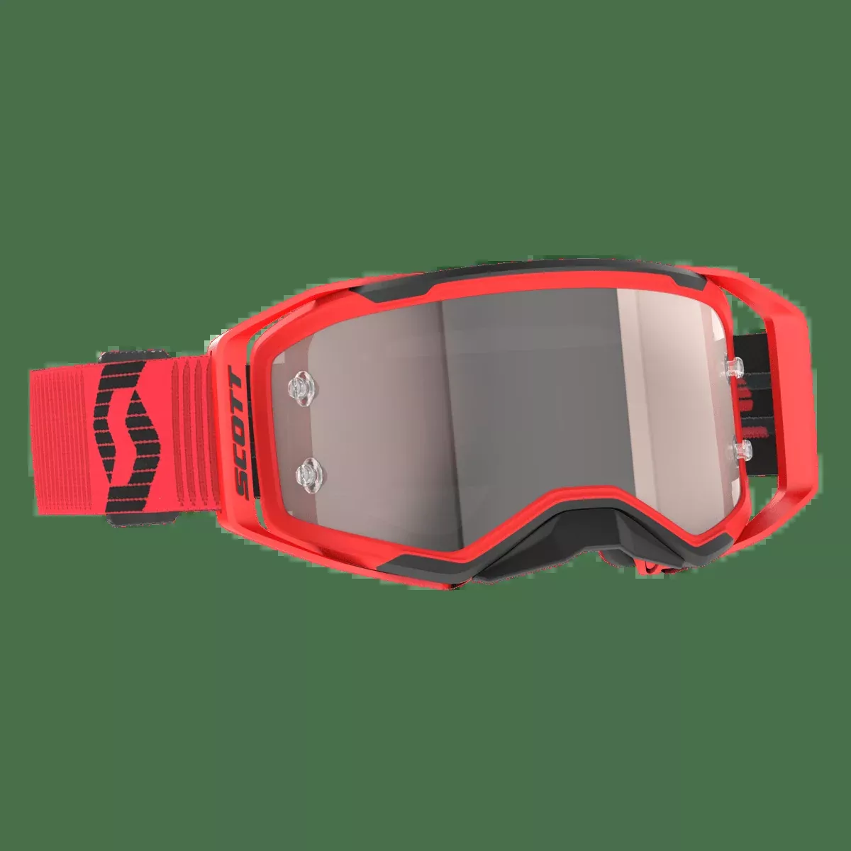 Scott Prospect 2.0 Goggles Red/Black Silver Chrome Works
