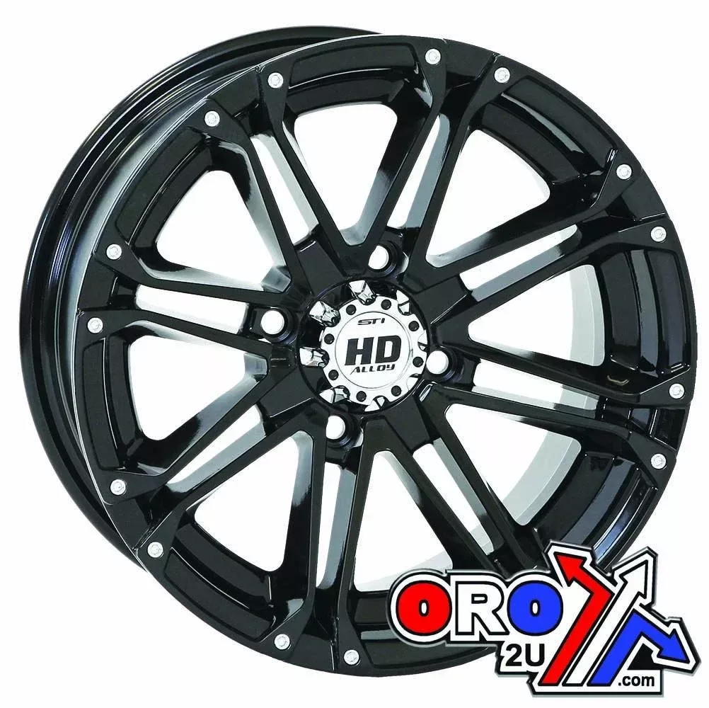 SCRATCHED - RIM ALU STI 12x7 4/110 BLACK, 12HD311 WHEEL OFFSET 2+5