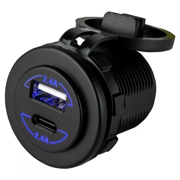 Sea-Dog USB & USB-C Power Socket