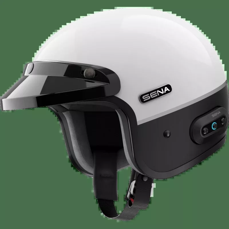 Sena Surge Open-Face Mesh Glossy White/Matte