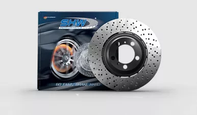 SHW Performance BRL42503 Brake Rotor for High-Performance Vehicles