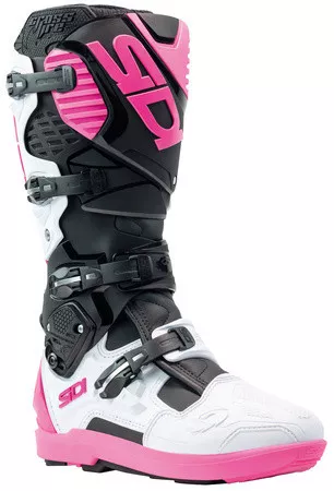 Sidi Crossfire 3 SRS Black White Pink Boots