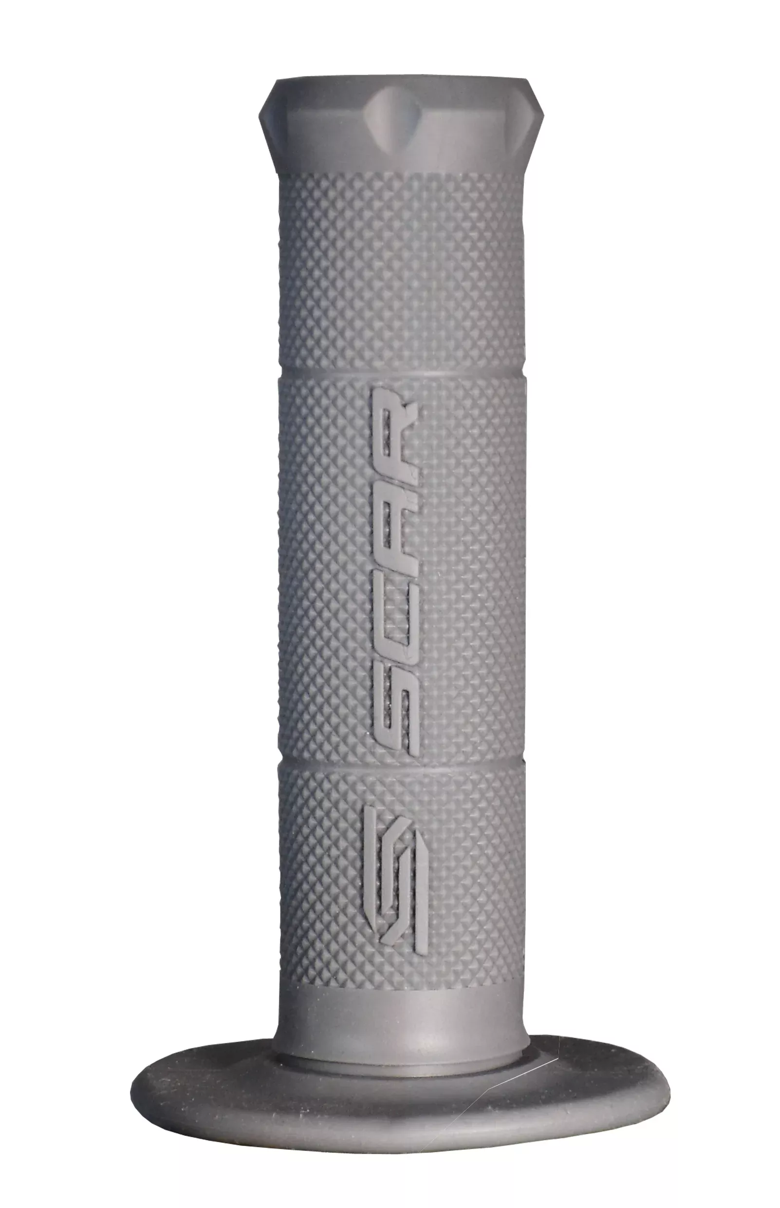 SINGLE DENSITY MX GRIPS GREY SOFT COMPOUND DIAMOND HALF WAFFLE SCAR GOSG