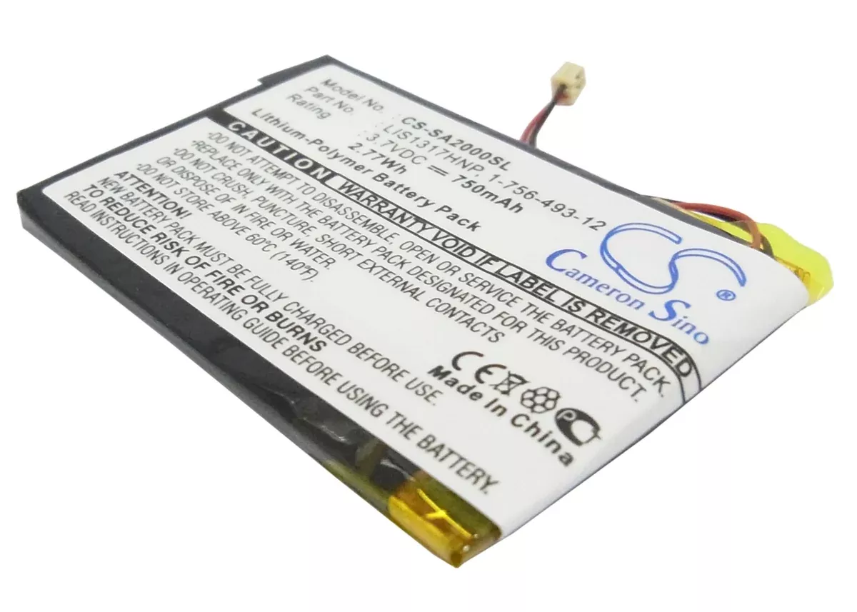 Sony NW-A2000 NW-HD3 Media Player Replacement Battery