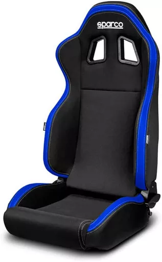 Sparco 009014NRAZ R100 Racing Seat Black & Blue