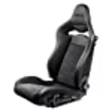 Sparco 00974ZGLNRRSDX Seat SPX Black/Red Gloss Carbon Shell - Right
