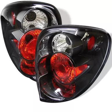 Spyder Auto 5002211 Euro Style Tail Lights Black/Clear for various models