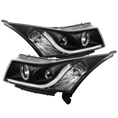 Spyder Auto 5074164 Projector Style Headlights Black/Clear for Vehicle
