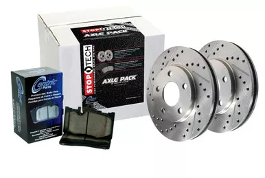 Stoptech 977.33060R Sport Axle Pack, Slotted, Rear Brake Components