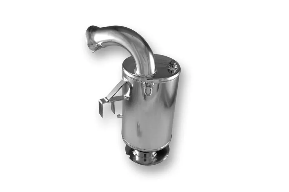 Straightline Lightweight Muffler Ceramic Coated (non HO carb engine) 8lb Weight Savings