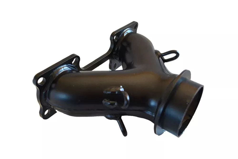 Straightline Y-Pipe High Temp Black 10hp Gain 131-122