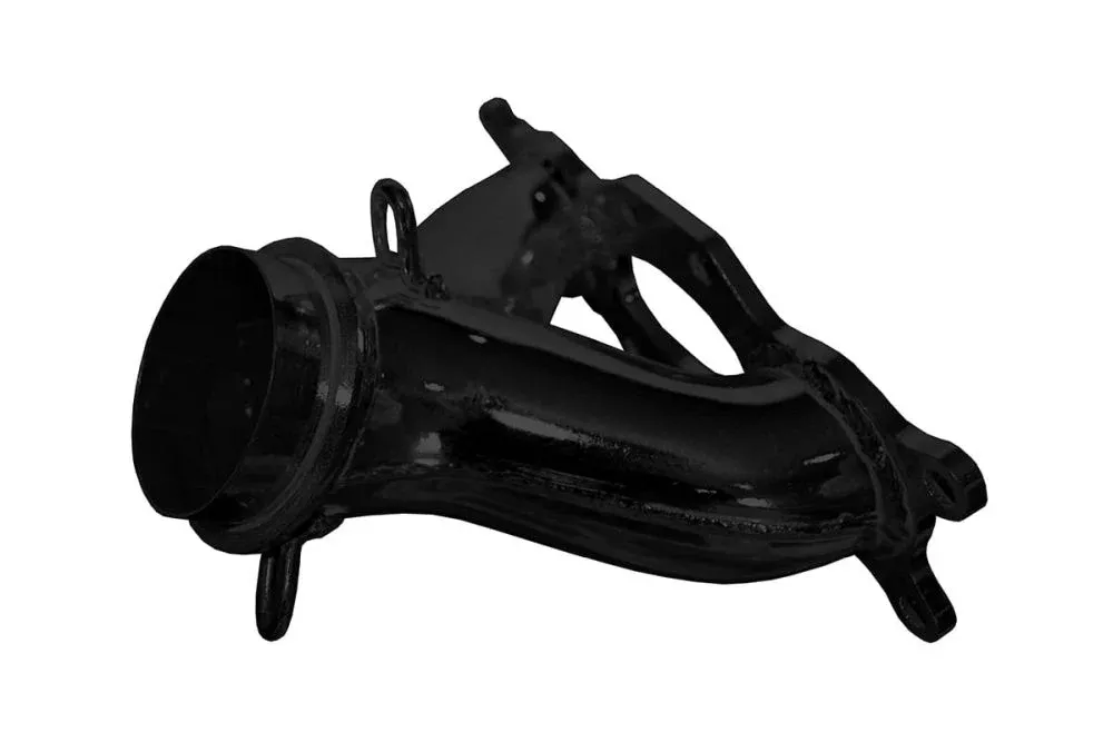 Straightline Y-Pipe High Temp Black 2 HP Gain 132-121