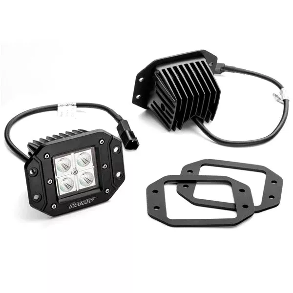 SuperATV 3” LED Recessed Cube Lights