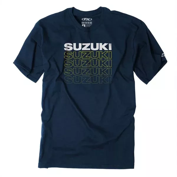 Suzuki Repeat Official Licensed T-Shirt – Navy Blue