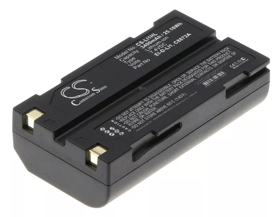 Techcell PR122DG 3400mAh Survey Multimeter and Equipment Replacement Battery