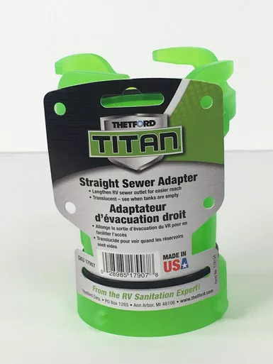 Thetford 17907 Titan Straight Sewer Adapter