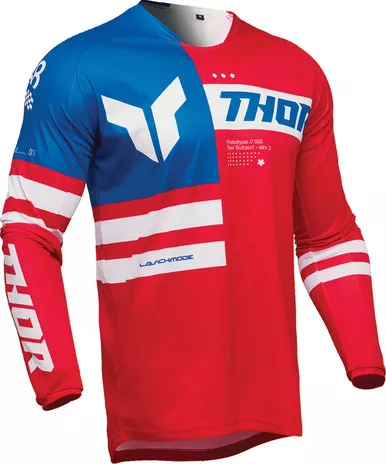 Thor LAUNCHMODE Patriot Red White Blue Jersey
